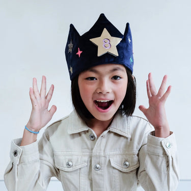 Birthday Crown Navy